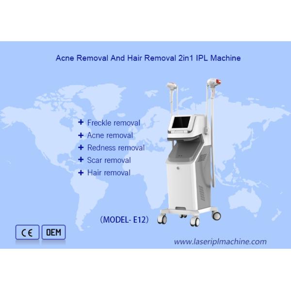 Dual Handle IPL DPL OPT Painless Hair Removal Skin Rejuvenation Machine