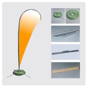 10 FT Outdoor Advertising Teardrop Flag Banners