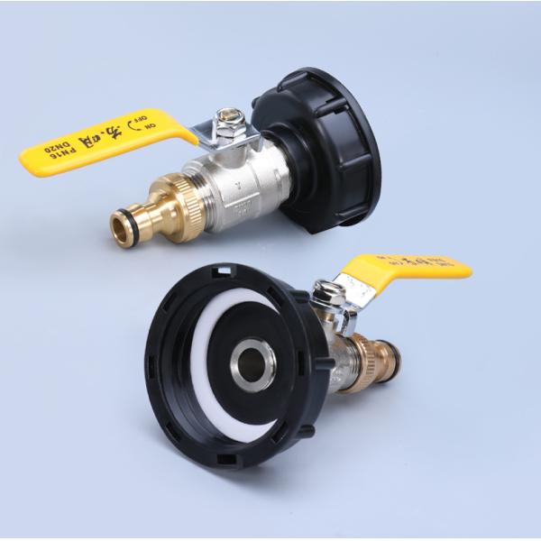 Garden Water Connectors Brass Tap Adapter for IBC Tank Valve Fitting Hose Connector