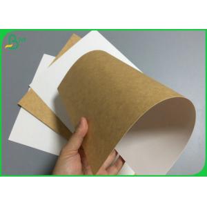 325gsm White Coated On Brown Kraft Cardboard Paper With Foodgrade