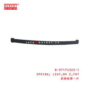 8-97174322-1 ISUZU NQR Front Leaf Spring 8971743221