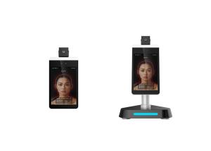 Quality Contactless DC 9V Face Recognition Terminal Kiosk Infrared Digital for sale