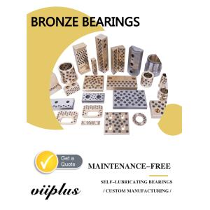 Stamping Die Bronze Gleitlager Machining Bushings Standard Oilless Duide