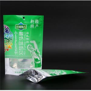 Vacuum Shrink 200g Stand Up Zipper Pouch Bags With Window
