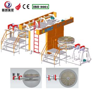 PLC Controlled Automatic Shuttle Rotomolding Machine Adjustable Rotating Speed