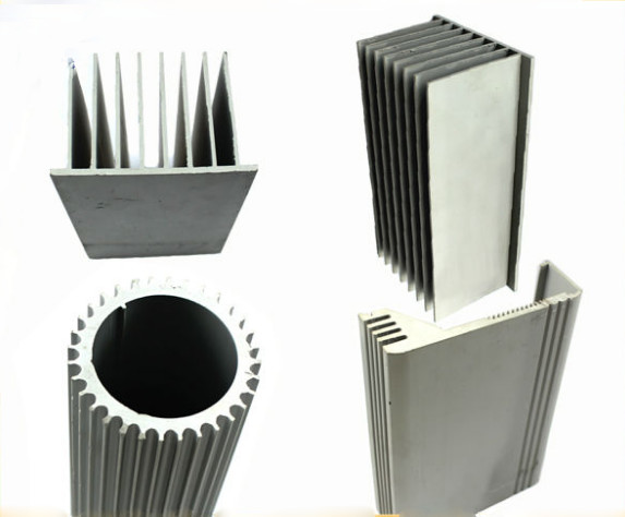 6063 T3 - T8 Heatsink Extrusion Profiles , Aluminium Profile For Led Strip Lighting