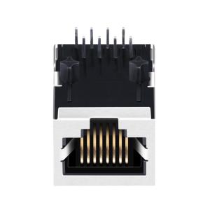 Belfuse SI-60160-F RJ45 Single Port Right angle Ethernet Connectors With Magnet