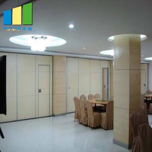 Aluminium Gypsum Board Fabric Folding Classroom Partitions Soundproofing Movable