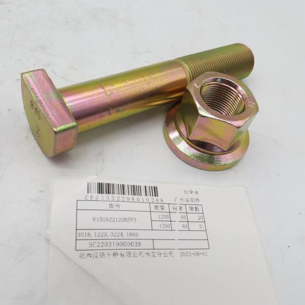 New high quality rear wheel bolt 81.45501.0083 H150A22120BZF3, be applicable to the price of the truck