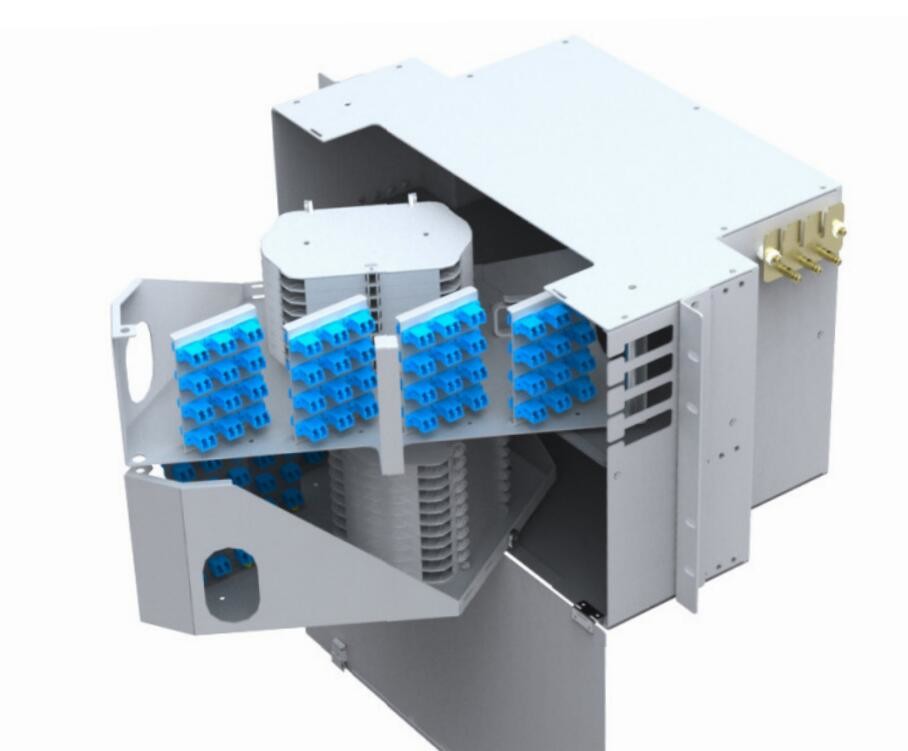 China Rack Mount Swing Out 6U 288 LC SC Fiber Optic Patch Panel on sale