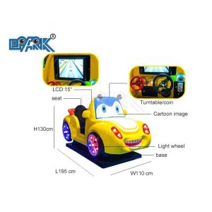 Genius Racer Coin Operated Electric Game Machine Children Rocking Car