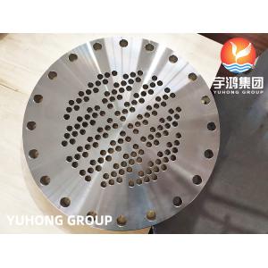 STAINLESS STEEL TUBESHEET PLATE MADE ASTM A240 SS316L CUSTOMIZED