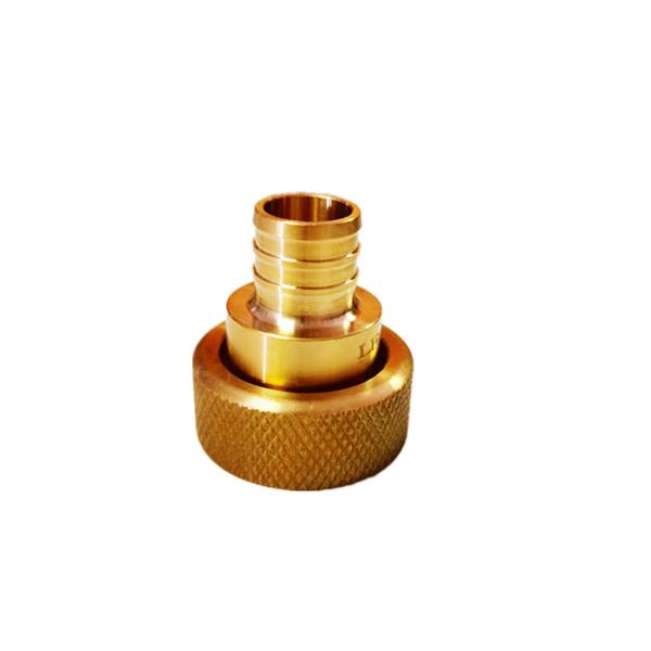 Male thread Lead Free Brass Fitting For Pipe Using CNC