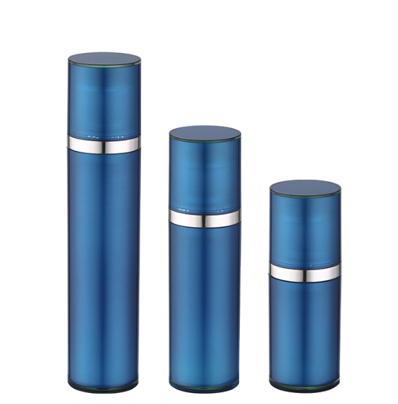 Acrylic Cosmetic Packaging Airless Dispenser Bottles For Night Cream