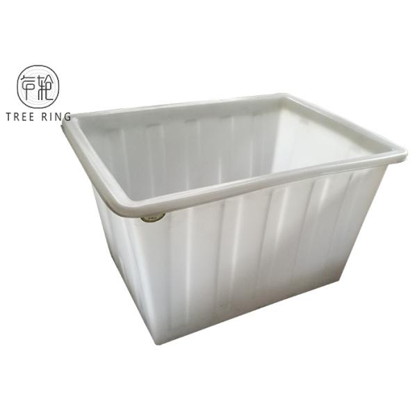 Straight-Sided Industrial Laundry Bins On Wheels 450 Litre Polyethylene Roto