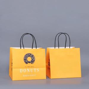 CMYK 4 Color Offset Printing Kraft Paper Handle Bags for Customized Luxury