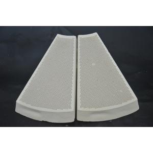 Fan Shaped Infrared Ceramic Honeycomb , White Stove Top Burner Plates