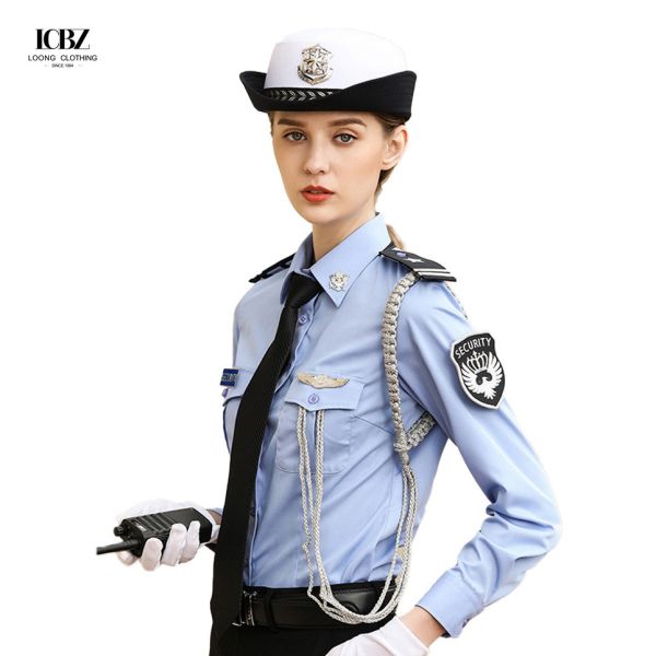 Security Guard Workwear Uniforms Shirts Dresses For Male Female Customized Color