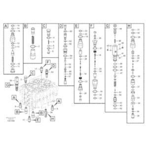 VOE14622932 14622932 Relief Valve EC460C EC480D