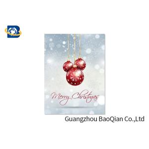 Pretty 3D Lenticular Christmas Cards , Custom Lenticular Business Cards