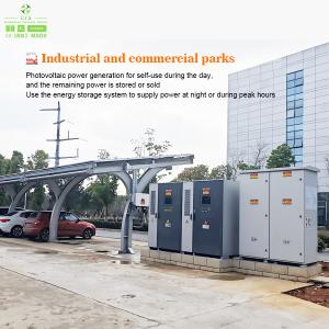 Commercial Solar Battery EV Charging Station 100kW-500kW with PCS