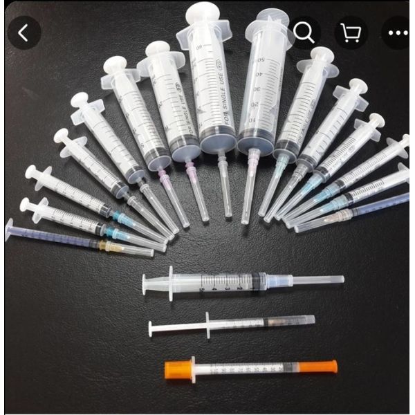 Buy 3ml 5ml PVC Disposable Medical Consumables Sterile Surgical Syringe at wholesale prices