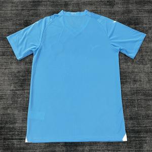 Blue Twill Football Team Jersey 100% Polyester Fiber Fan Durable