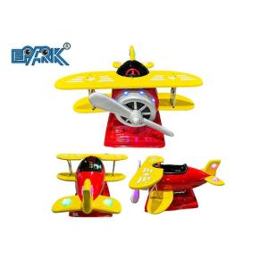 Propeller Big Plane Amusement Equipment Battery Car Fiberglass Kids Ride