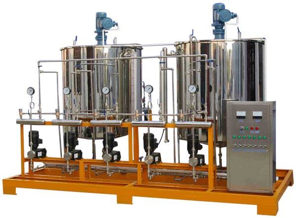 Buy Cylindrical Chemical Mixing Tank Automatic PLC Control Stainless steel at wholesale prices