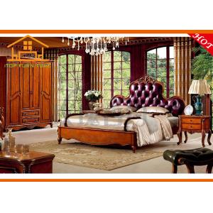 french style antique Italian design valencia luxury royal bedroom furniture set