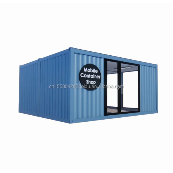 2023 Prefabricated Modular Container Houses with Aluminum Alloy Windows and Galvanized Steel Square Tubes