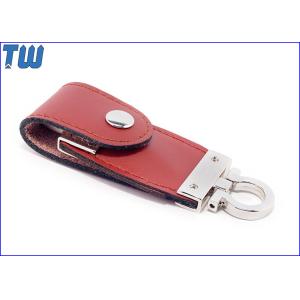PU Leather 2GB USB Flash Disk Debossed 3D Non-erasable Logo Reasonable Price