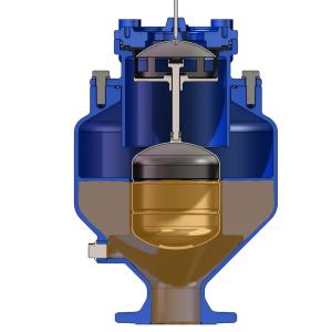 BS Standard Sewage Air Release Valve With Soft Seat And SS316 Internal Parts