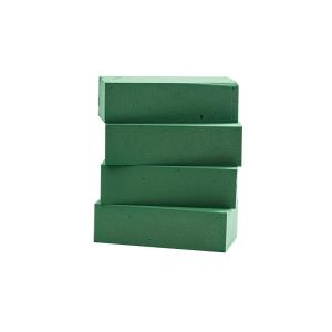 Green Brick Shape Water Absorbing 22.5cm Flower Mud