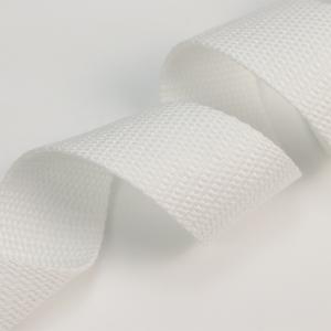 Polyester White Cotton Twill Tape ISO14001 Personalised Cotton Ribbon