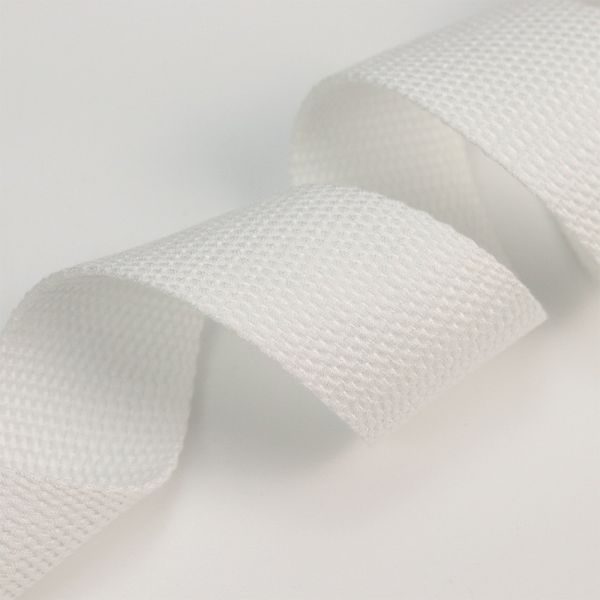 Polyester White Cotton Twill Tape ISO14001 Personalised Cotton Ribbon