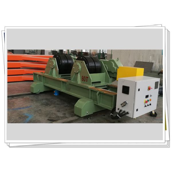 Buy Traversing 80t Welding Pipe Roller Tank Tower Rubber Wheel Material at wholesale prices