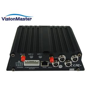 Mini Mobile HD DVR 4 Channel Dual SD Card Easy Installation With Free CMS