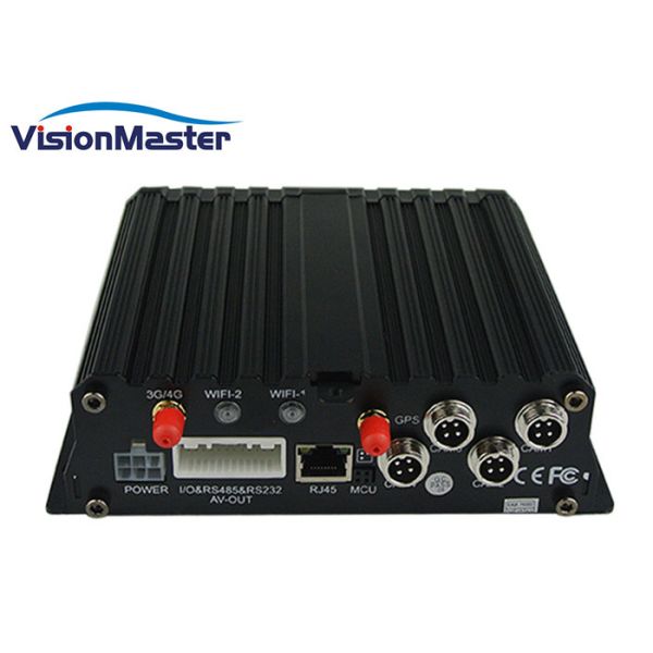 Mini Mobile HD DVR 4 Channel Dual SD Card Easy Installation With Free CMS