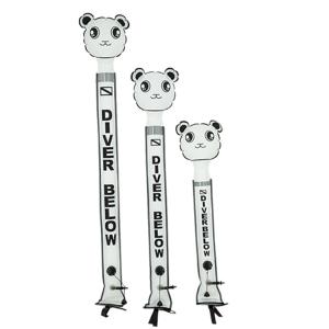 Nemo Panda Dolphine animal style SMB with OPRV and oral inflate for diving