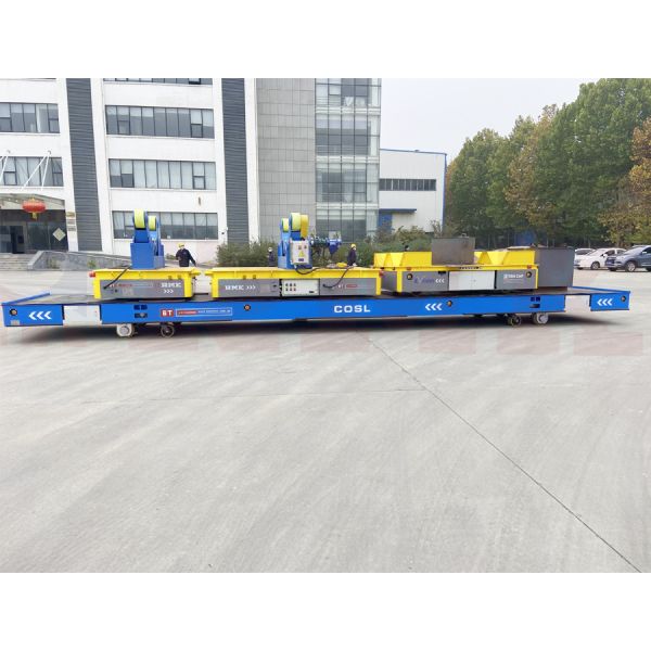 Heavy Duty 6 Tons Omni Directional Battery Powered Transfer Trolley