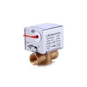Female Thread Motorized Zone Valve Fan Coil Valve Normal Colse Type