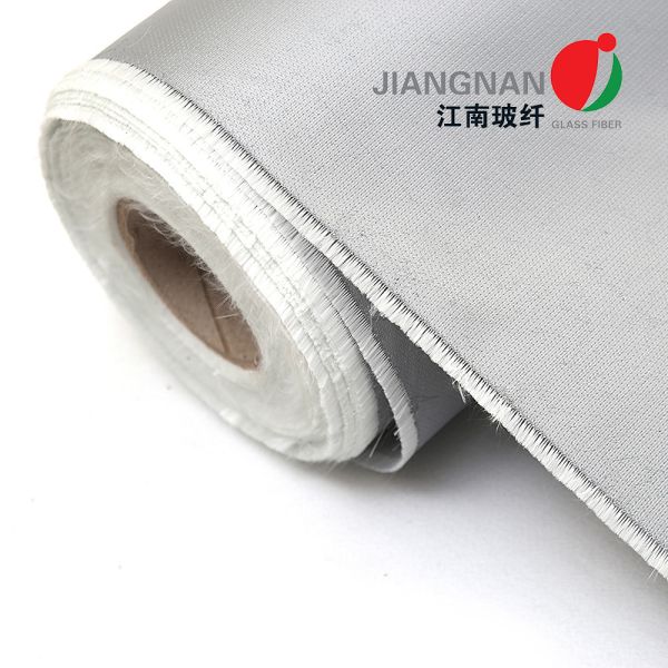 Buy Fireproof PU Coated Fiberglass Fabric One Sided For Expansion Joint Fire Retardant Curatin Fabric at wholesale prices