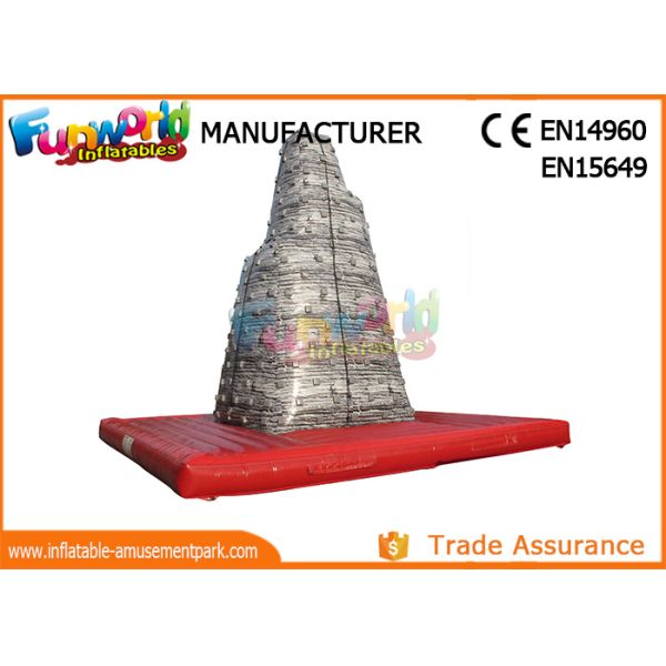 Big Inflatable Sports Games Outdoor Air Rock Climbing Wall CE UL SGS