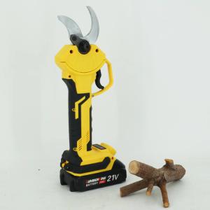 Custom 21V Cordless Pruning Shear , Professional Electric Garden Cutter Battery Powered Tree Pruner