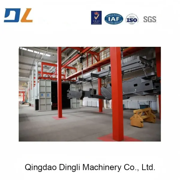Hook-Type Pass Through Shot Blasting Machine General-Purpose Equipment, Cleaning Surface Workpiece