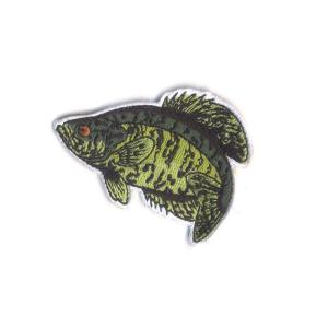Fishing Embroidery Logo Patches , Ironing Back Clothes Badges And Patches