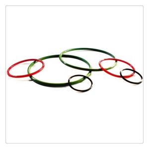 Transparent Rubber O Rings Seal Temperature Resistant Waterproofing Soft