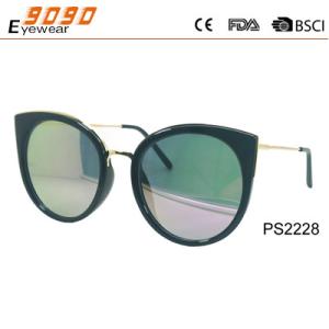 Newest Style 2018 plastic Fashionable Sunglasses ,UV 400 Protection Lens