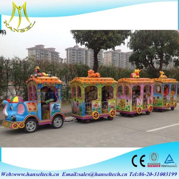 Hansel buy Amusement park electric tourist trackless battery operated amusement